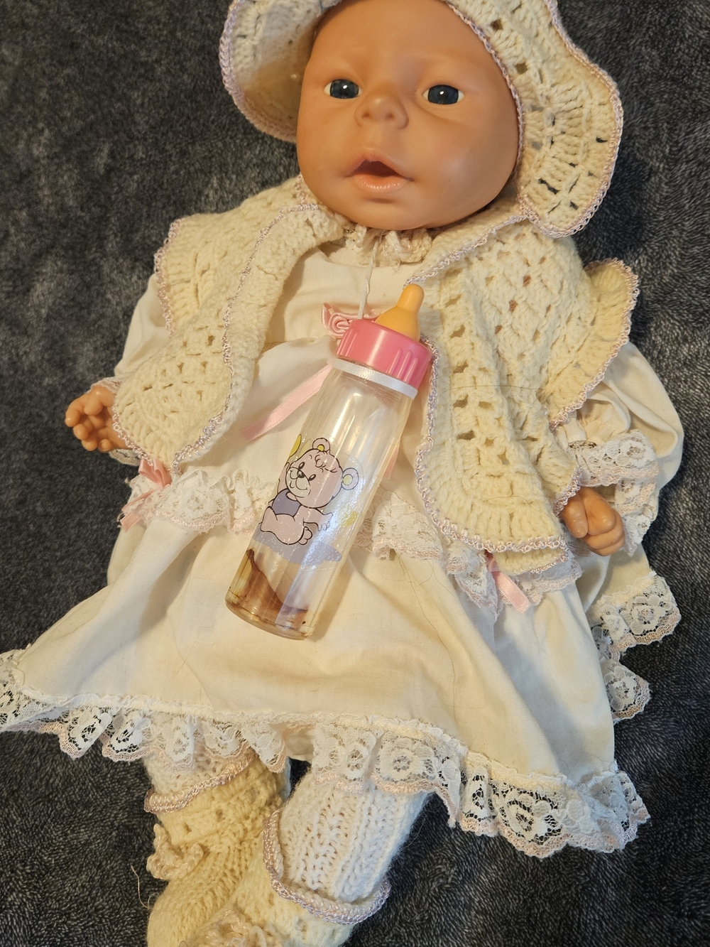 Vintage (1990s) Zapf Creation Baby Born Doll.  Made in China .